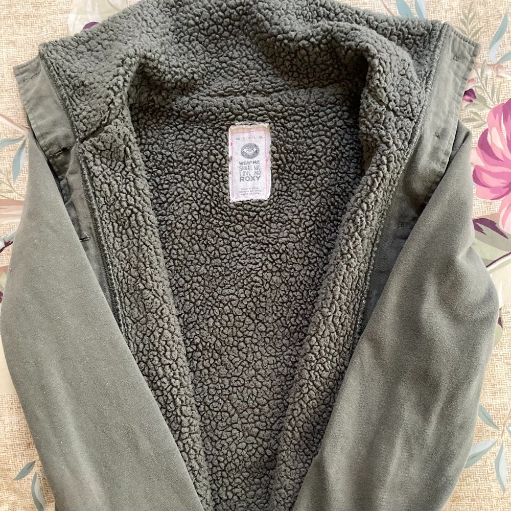 Roxy Jacket, sherpa lined